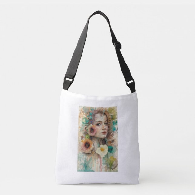 Bolsa Ajustável Retrato da abstrato (Frente)