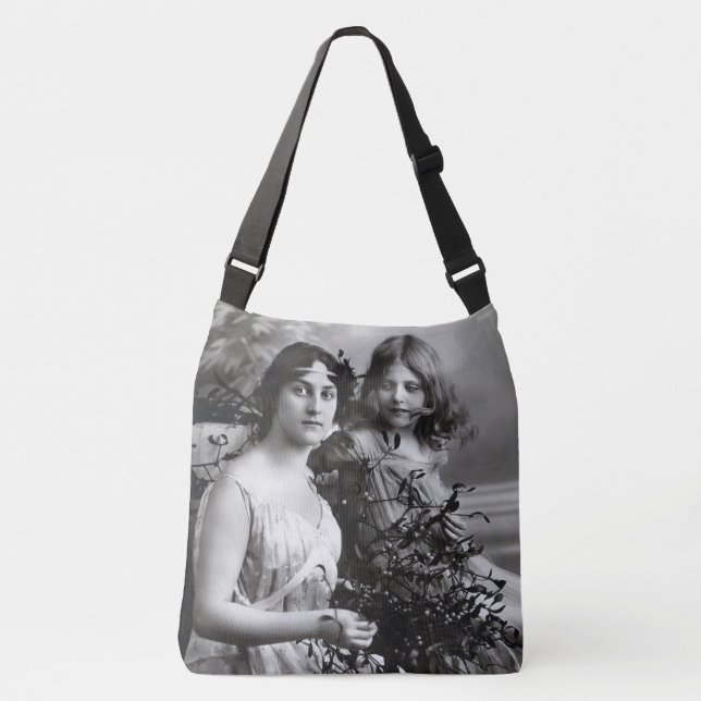 Bolsa Ajustável Retrato eterno de Mãe e Filha (Frente)