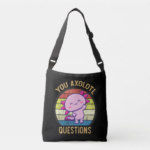 Bolsa Ajustável Retro 90s Divertidas Perguntas do Seu Axolote Vint