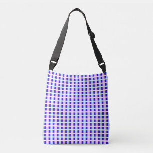 Bolsa Ajustável Retro elétrico azul e roxo