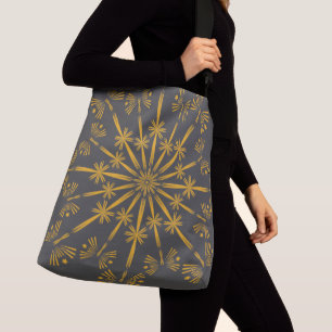 Bolsa Ajustável Retro Mandala Dusk Crossbody Bag (2 Tamanhos)