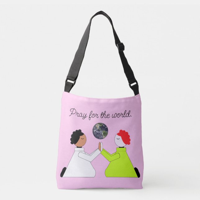 Bolsa Ajustável Reze pelo Mundo (Frente)