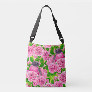 Bolsa Ajustável Robin rosa e rosas