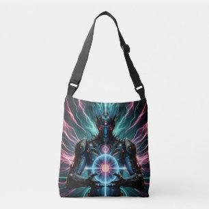 Bolsa Ajustável Robô Futurista Núcleo Cósmico Ciberpunk