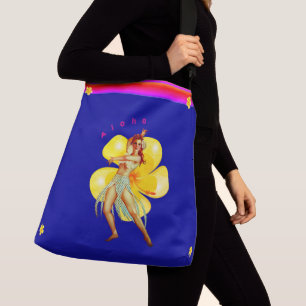 Bolsa Ajustável Romântica Férias Hawaii Crossbody Bag