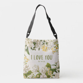 Bolsa Ajustável Romântico Floral Eu Amo Você Ser Minha Saco De Cor