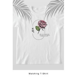 Bolsa Ajustável Rosa Art Crossbody Bag