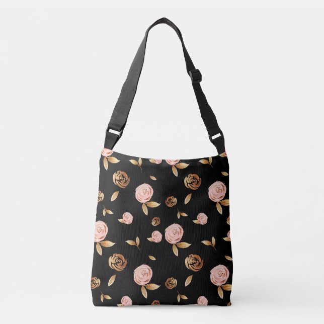 Bolsa Ajustável Rosa Dourado (Frente)