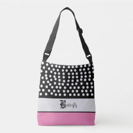 Bolsa Ajustável Rosa E Preto