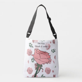 Bolsa Ajustável Rosas Cor-de-Rosa - Delicadas e Lindas