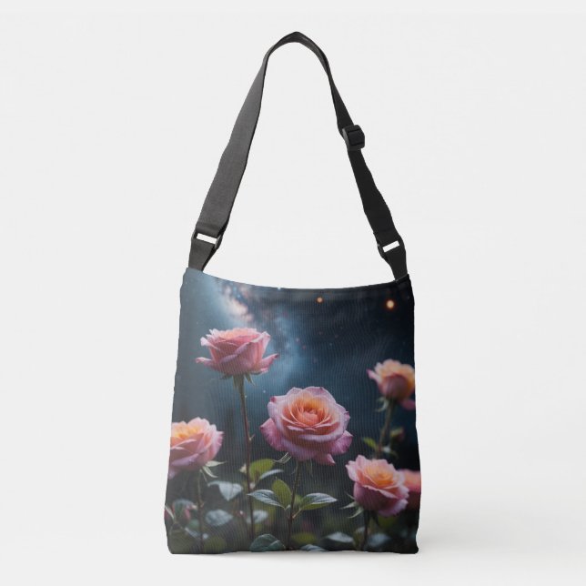 Bolsa Ajustável Rosas Galáxia (Frente)