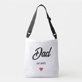 Bolsa Ajustável Roteiro Preto Estabelecido Pai Coração