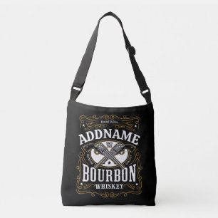 Bolsa Ajustável Rótulo Whiskey do Bourbon Vintage Personalizado