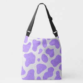 Bolsa Ajustável Roxo por toda a barra de Impressão de vaca