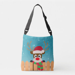 Bolsa Ajustável Rudolph Cute A Rena Nose Vermelha   Saco Corpo