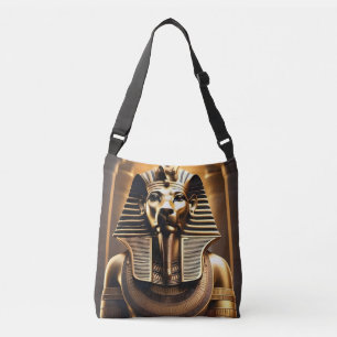 Bolsa Ajustável **"Rugido Real: O Leão Faraó Dourado"**