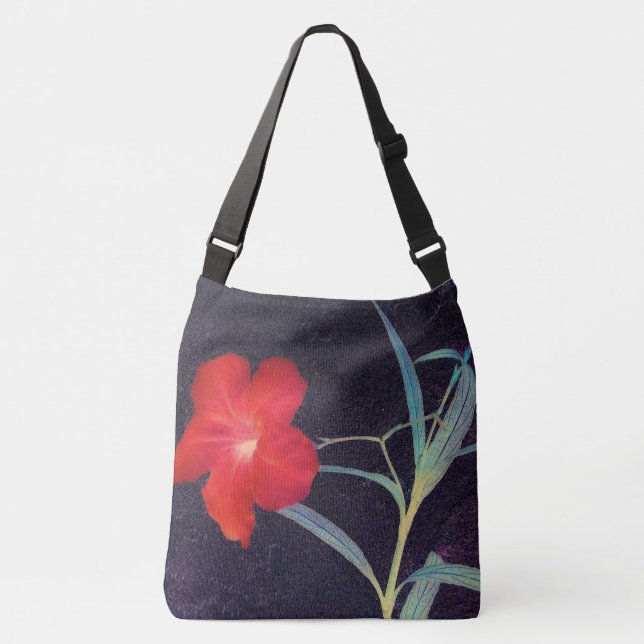Bolsa Ajustável Ruptura de Flor Vermelho Russo (Frente)