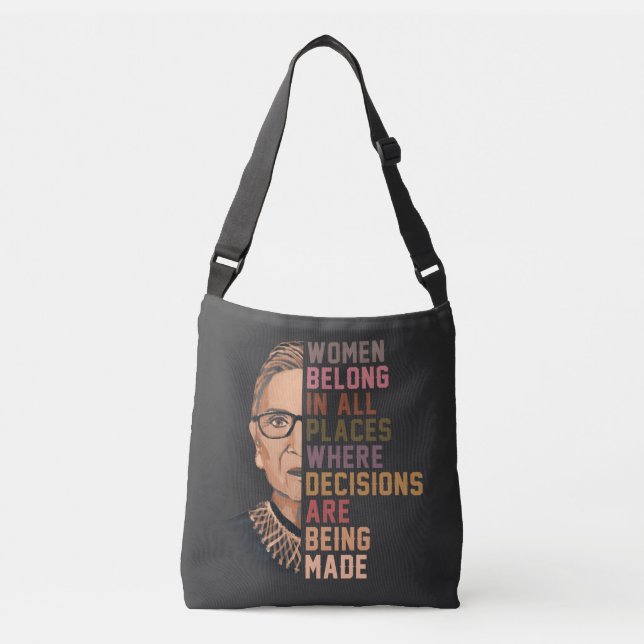 Bolsa Ajustável Ruth Bader Ginsburg RBG (Frente)