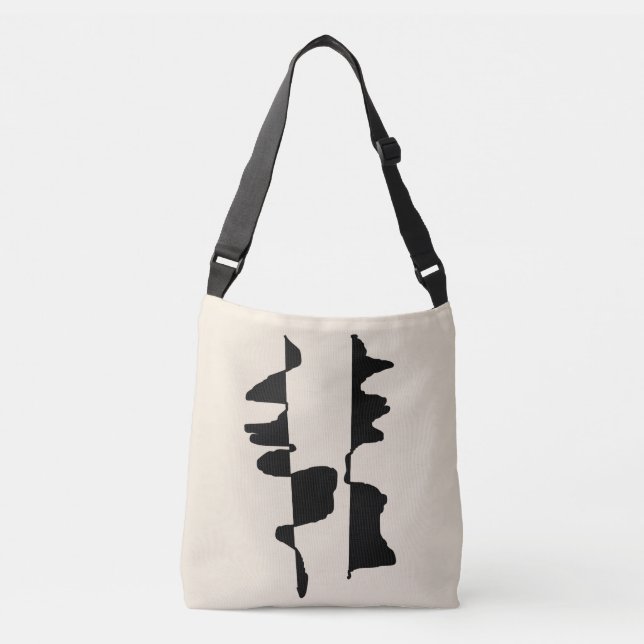 Bolsa Ajustável Sac Bandoulière - Abstrait Dual Face (Frente)
