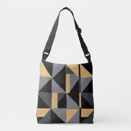 Bolsa Ajustável Sac Fourre-Tout Ajustable – Géométrie Noir Or