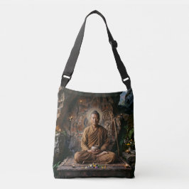 Bolsa Ajustável Saca de Arte da Serena Sabedoria Meditando