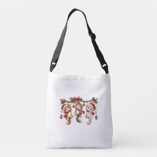 Bolsa Ajustável Saca de Natal de Gatos Fofos | Férias Feliz Gatnat