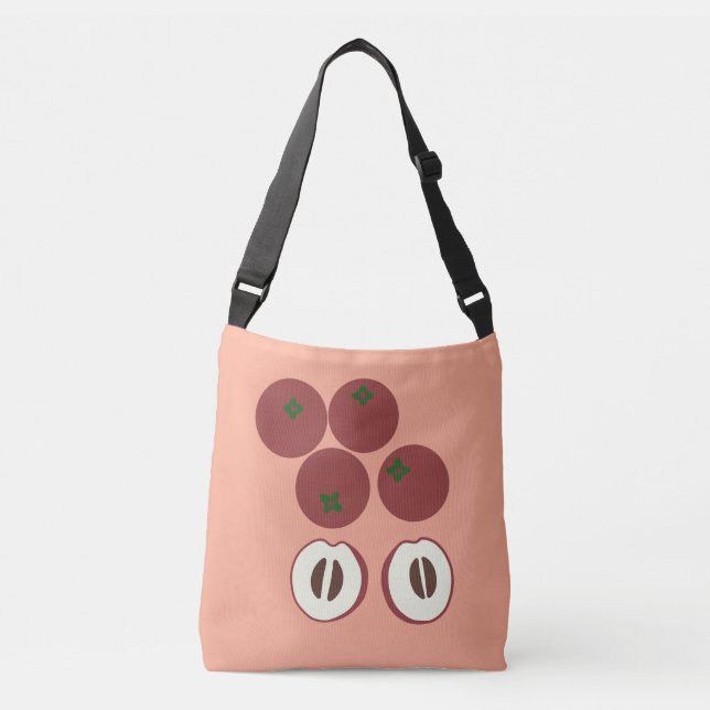 Bolsa Ajustável Saca de Veludo de Maçã (Frente)