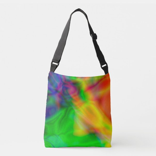 Bolsa Ajustável saco abstrato colorido (Frente)