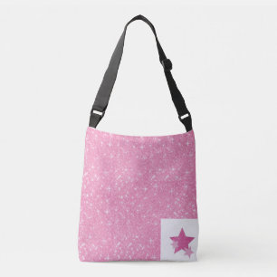 Bolsa Ajustável Saco cor-de-rosa de corpo cruzado