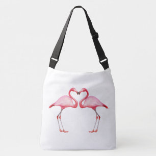 Bolsa Ajustável Saco Corpo - Flamingos Rosa