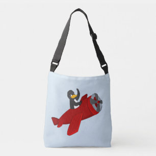 Bolsa Ajustável Saco de cartoon de pinguim voador
