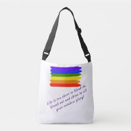 Bolsa Ajustável Saco de compras da Orgulho com citação