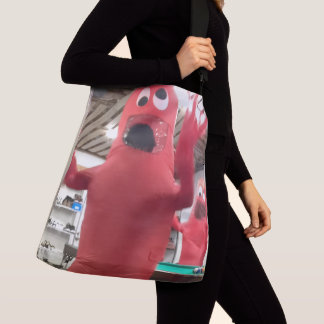 Bolsa Ajustável Saco de Compras Engraçado com Bonecos de Tubo Infl