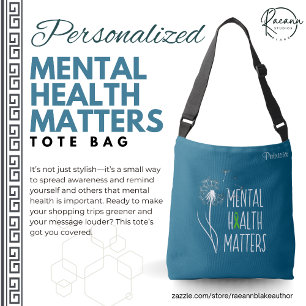 Bolsa Ajustável Saco de Compras Personalizado "Saúde Mental Import