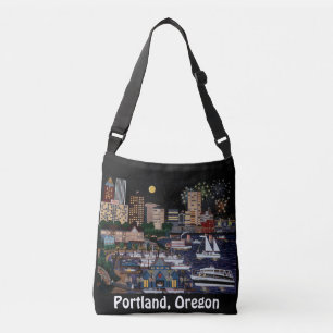Bolsa Ajustável Saco de compras Portland à Noite