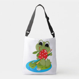 Bolsa Ajustável Saco de Corpo Cruzado All-Over-Impressão, Média