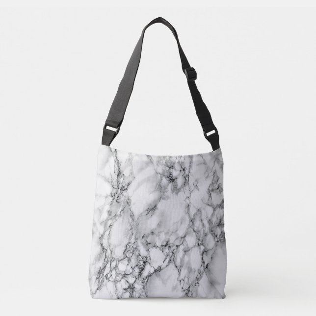 Bolsa Ajustável Saco de corpo cruzado branco (Frente)