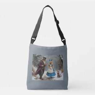 Bolsa Ajustável Saco de corpo cruzado de Alice cinza de inverno