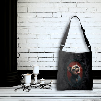 Bolsa Ajustável Saco de Corpo Cruzado de Gato Louco