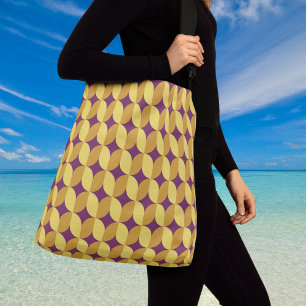 Bolsa Ajustável Saco de corpo cruzado retrô-padrão 60s
