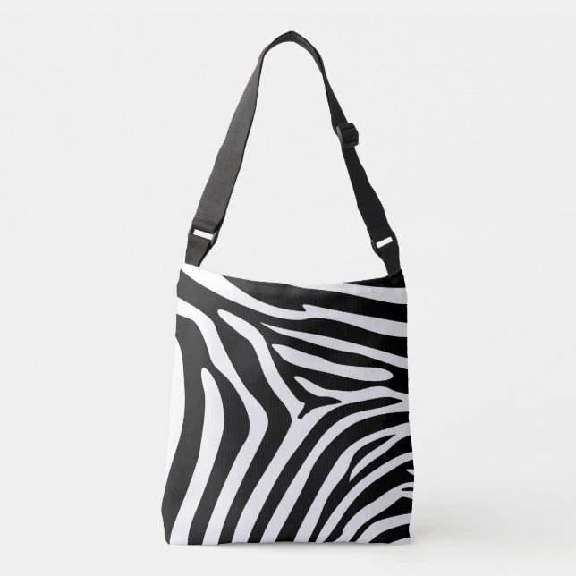 Bolsa Ajustável Saco de corpo cruzado Zebra Basic (Frente)
