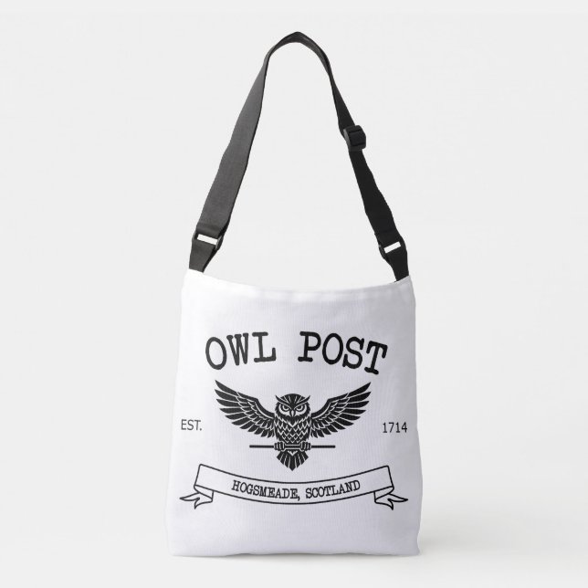 Bolsa Ajustável Saco de Correspondência da Coruja (Frente)