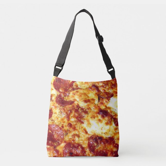Bolsa Ajustável Saco de Crossbody da pizza (Frente)