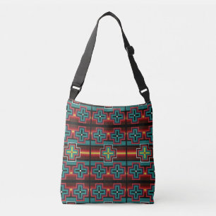 Bolsa Ajustável saco de design inspirado nativo e colorido