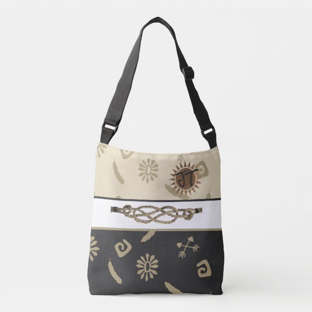 Bolsa Ajustável Saco de ferramenta de estilo africano contemporâne (Frente)