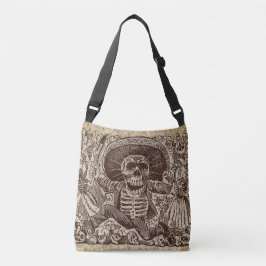 Bolsa Ajustável Saco de José Guadalupe Posada Crossbody