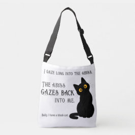 Bolsa Ajustável Saco de mão com citação engraçada de Nietzsche par