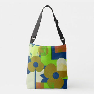 Bolsa Ajustável Saco de mão com padrão floral colorido – Fl vibran