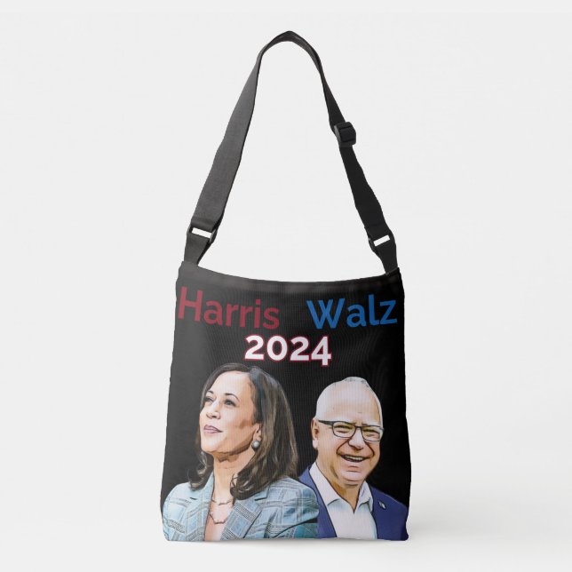 Bolsa Ajustável Saco de mão para a eleição de Kamala Harris Tim Wa (Frente)