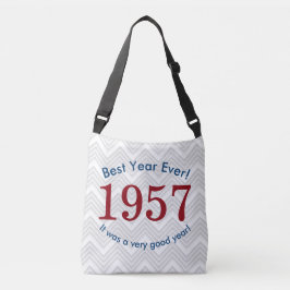 Bolsa Ajustável Saco de mão para o 60º aniversário de 1957 ♥ Melho